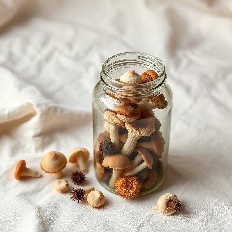 picking psilocybin mushrooms